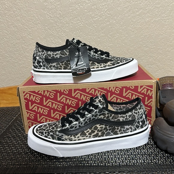 Vans Old Skool leopard-print sneakers swap it Modular sheer upper material - Picture 2 of 7